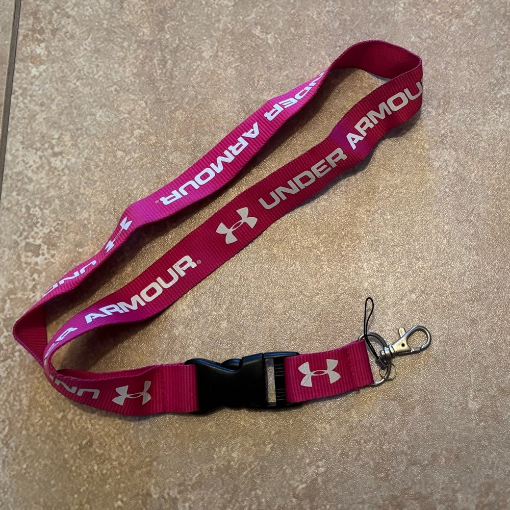 Under Armour Pink Lanyard